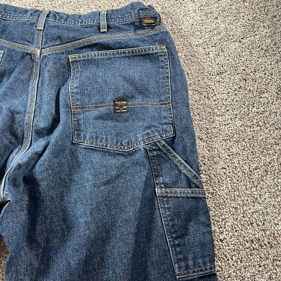 Vintage Polo Ralph Lauren Jeans Mens 38x34 Denim 90s Streetwear Baggy Skater Y2K - Picture 16 of 16